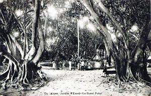 ALGER - JARDIN D'ESSAI - ROND-POINT